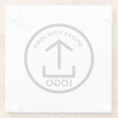プロフェッショナルカスタムロゴのプロモーション商品 ガラスコースター (裏面)