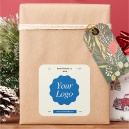 プロフェッショナルカスタムロゴミニマリストブランド スクエアシール