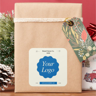 プロフェッショナルカスタムロゴミニマリストブランド スクエアシール