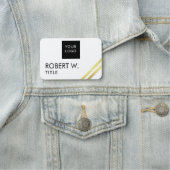 プロフェッショナルカスタムロゴ白金ゴールド 名札 (インサイチュ)