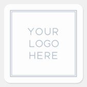 プロフェッショナルカスタムロゴ |シンプルミニマリスト スクエアシール (正面)