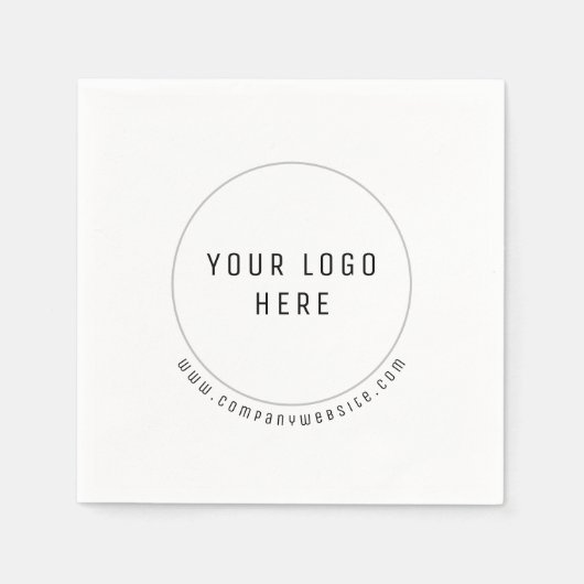 プロフェッショナルカスタムロゴ スタンダードカクテルナプキン (正面)