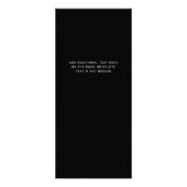 プロフェッショナルカスタムロゴ |価格表サービス ラックカード (裏面)