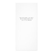 プロフェッショナルカスタムロゴ |価格表サービス ラックカード (裏面)