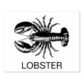 プロフェッショナルカスタムロブスター結婚の食事の選択 ラバースタンプ (インプリント)