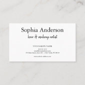 プロフェッショナルカスタムロータスロゴヨガスタジオ 名刺 (裏面)