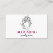 プロフェッショナルカスタムロータスロゴヨガスタジオ 名刺 (正面)