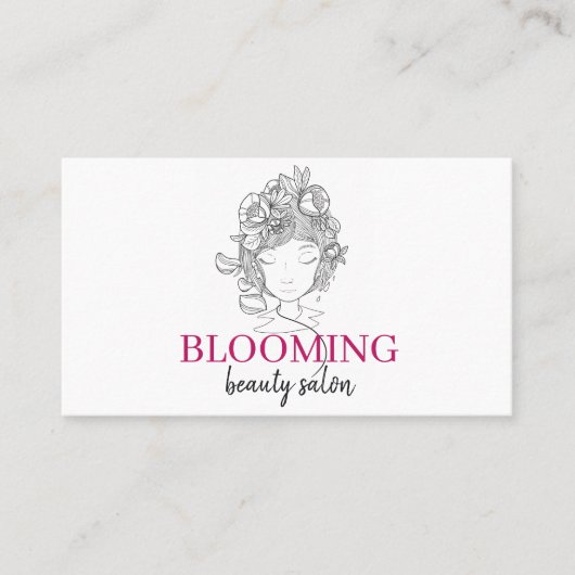 プロフェッショナルカスタムロータスロゴヨガスタジオ 名刺 (正面)