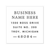 プロフェッショナルカスタム事業名差出人住所 セルフインキングスタンプ (デザイン)