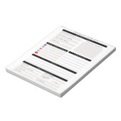 プロフェッショナルカスタム事業概況プランナー ノートパッド (回転)