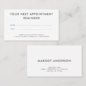 プロフェッショナルカスタム事業 予約カード (正面/裏面)