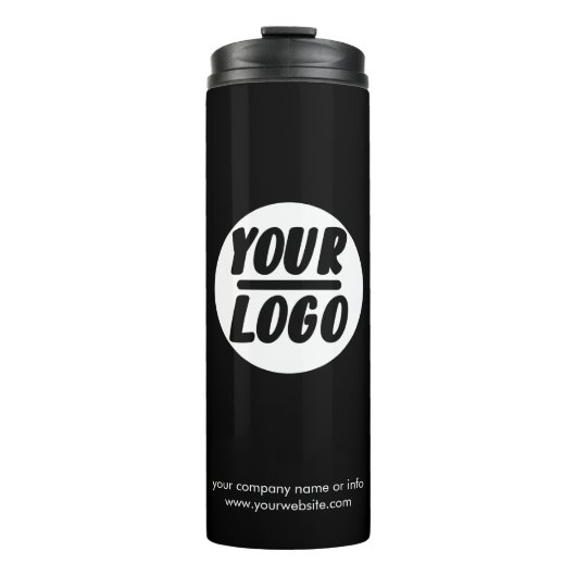 プロフェッショナルカスタム会社のロゴと文字 タンブラー (正面)