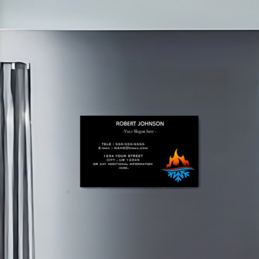 プロフェッショナルカスタム会社のロゴ マグネット名刺