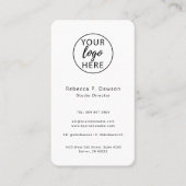 プロフェッショナルカスタム会社のロゴ 名刺 (正面)