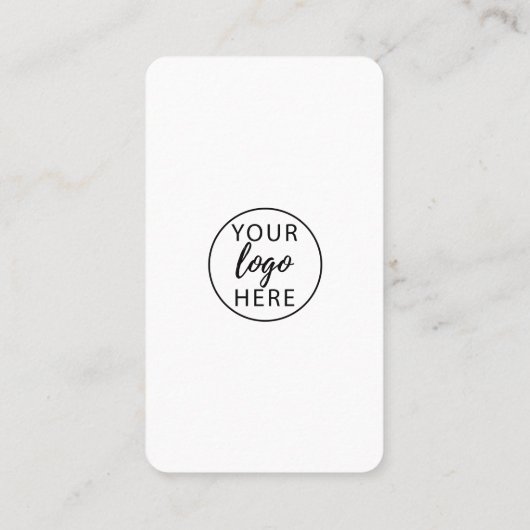 プロフェッショナルカスタム会社のロゴ 名刺 (裏面)