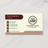 プロフェッショナルカスタム会社のロモダンゴとシンプル 名刺 (正面)