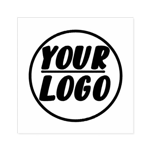 プロフェッショナルカスタム会社ビジネスロゴシック ラバースタンプ (インプリント)