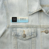 プロフェッショナルカスタム会社ロゴグラデーション 名札 (インサイチュ)