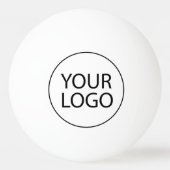 プロフェッショナルカスタム会社ロゴ事業 卓球ボール (正面)