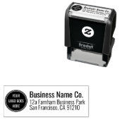 プロフェッショナルカスタム会社ロゴ差出人住所 セルフインキングスタンプ (インサイチュ)