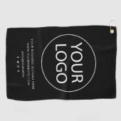 プロフェッショナルカスタム会社ロゴ文字事業 ゴルフタオル (横)