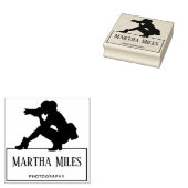 プロフェッショナルカスタム写真のロゴと名前 ラバースタンプ (押印)