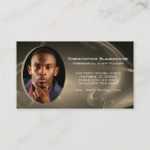 プロフェッショナルカスタム写真QRコード名刺 名刺 (正面)