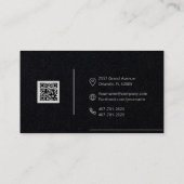 プロフェッショナルカスタム名刺バーコードデザイン 名刺 (裏面)