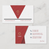 プロフェッショナルカスタム名刺ロゴデザイン 名刺 (正面/裏面)