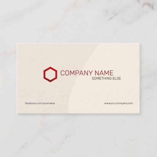 プロフェッショナルカスタム名刺ロゴデザイン 名刺 (正面)