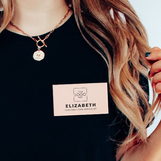 プロフェッショナルカスタム磁気名バッジ（ロゴ付き） 名札