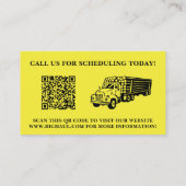 プロフェッショナルカスタムQRコード名刺 名刺 (裏面)