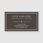 プロフェッショナルカスタムSt付き磁気名刺 (正面)