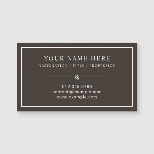 プロフェッショナルカスタムSt付き磁気名刺 (正面)