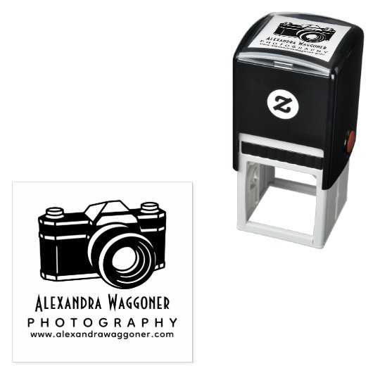 プロフェッショナルカメラカメラ#6ビジネスロゴ セルフインキングスタンプ (インサイチュ)