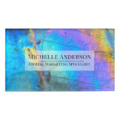 プロフェッショナルカラフルクリスタルストーンの役職 名札 (正面)