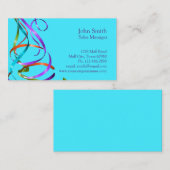 プロフェッショナルカラフルフェスティバルストリーマー 名刺 (正面/裏面)