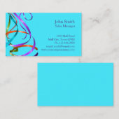 プロフェッショナルカラフルフェスティバルストリーマー 名刺 (正面/裏面)