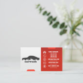 プロフェッショナルカーウォッシュ&ディテリング – 圧力洗浄 名刺 (スタンド正面)