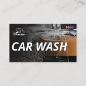プロフェッショナルカーウォッシュ&ディテリング – 圧力洗浄 名刺 (裏面)