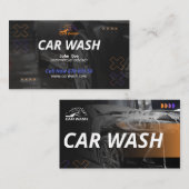 プロフェッショナルカーウォッシュ&ディテリング – 圧力洗浄 名刺 (正面/裏面)
