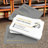 プロフェッショナルカーペットとタイルのクリーニングロゴ 名刺