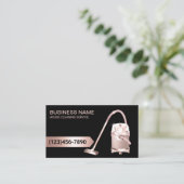 プロフェッショナルカーペット清掃バラ金ゴールドグリッター 名刺 (スタンド正面)