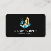 プロフェッショナルカーペット清掃及び床清掃 名刺 (正面)