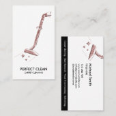 プロフェッショナルカーペット清掃及び床清掃B 名刺 (正面/裏面)