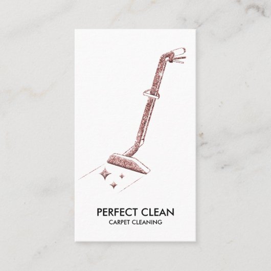 プロフェッショナルカーペット清掃及び床清掃B 名刺 (正面)