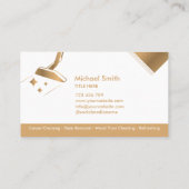 プロフェッショナルカーペット清掃及び床清掃B 名刺 (裏面)