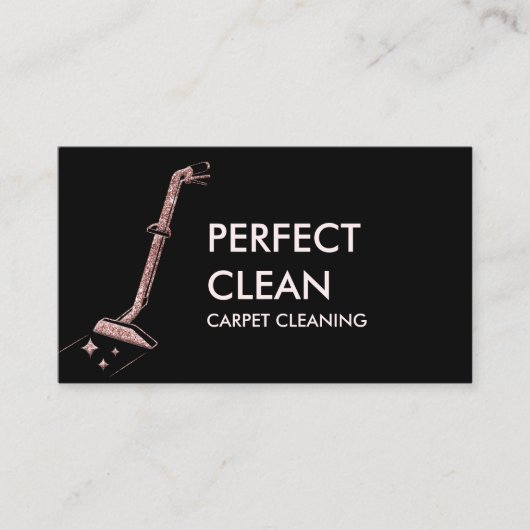 プロフェッショナルカーペット清掃及び床清掃B 名刺 (正面)