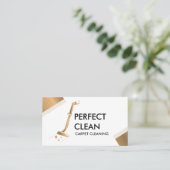プロフェッショナルカーペット清掃及び床清掃B 名刺 (スタンド正面)