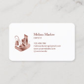 プロフェッショナルカーペット清掃、床清掃、敷物 名刺 (裏面)